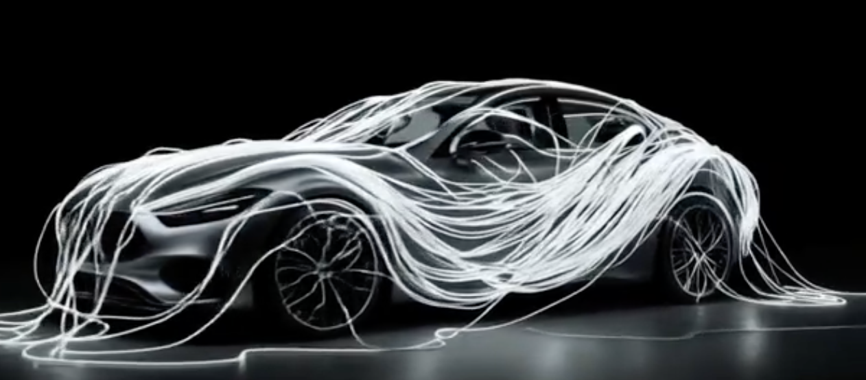 Futuristic Car DALL-E 3